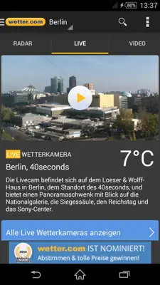 wetter.com android App screenshot 3