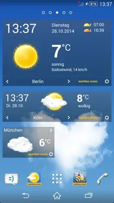 wetter.com android App screenshot 5